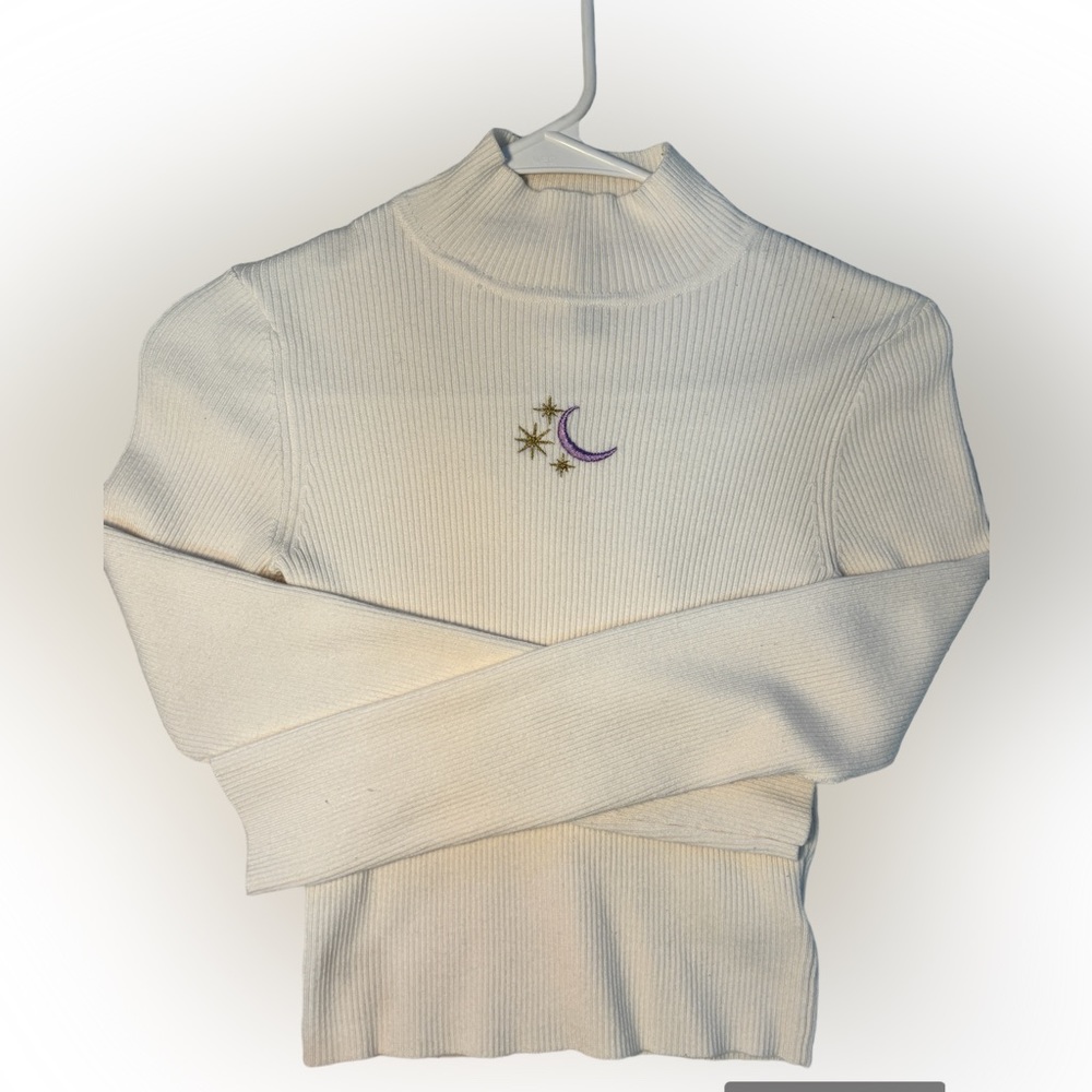 Moon + Stars Turtleneck Top